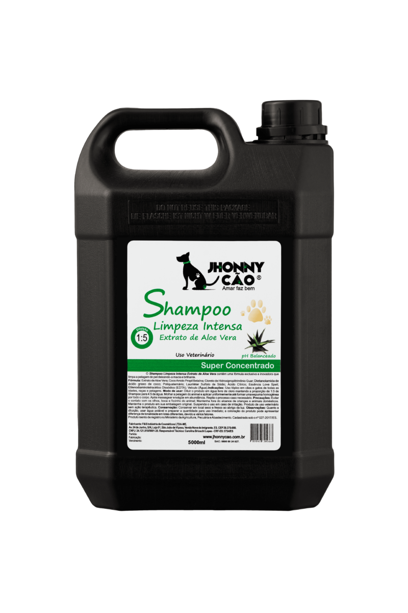 Shampoo Limpeza Intensa Aloe Vera 5 Litros
