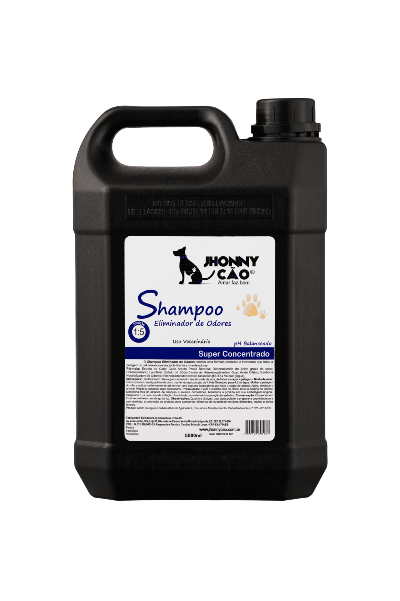 Shampoo Eliminador de Odores 5 Litros