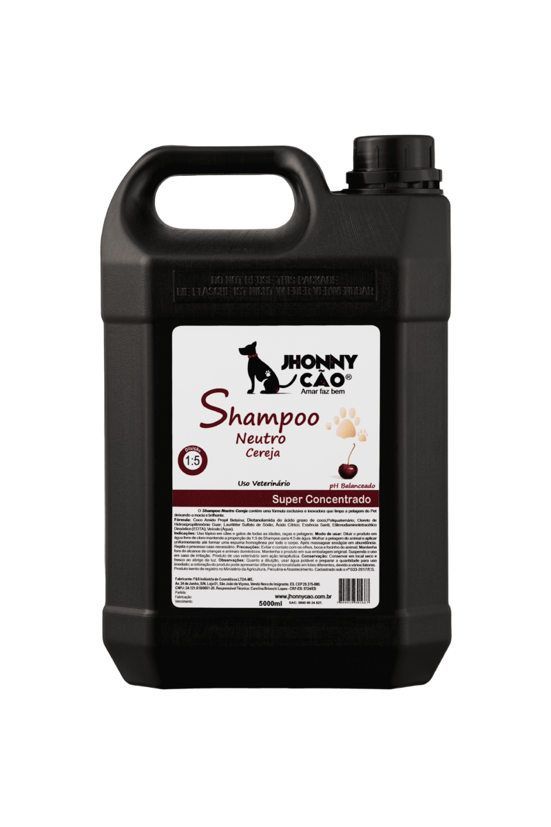 Shampoo Neutro Cereja 5 Litros