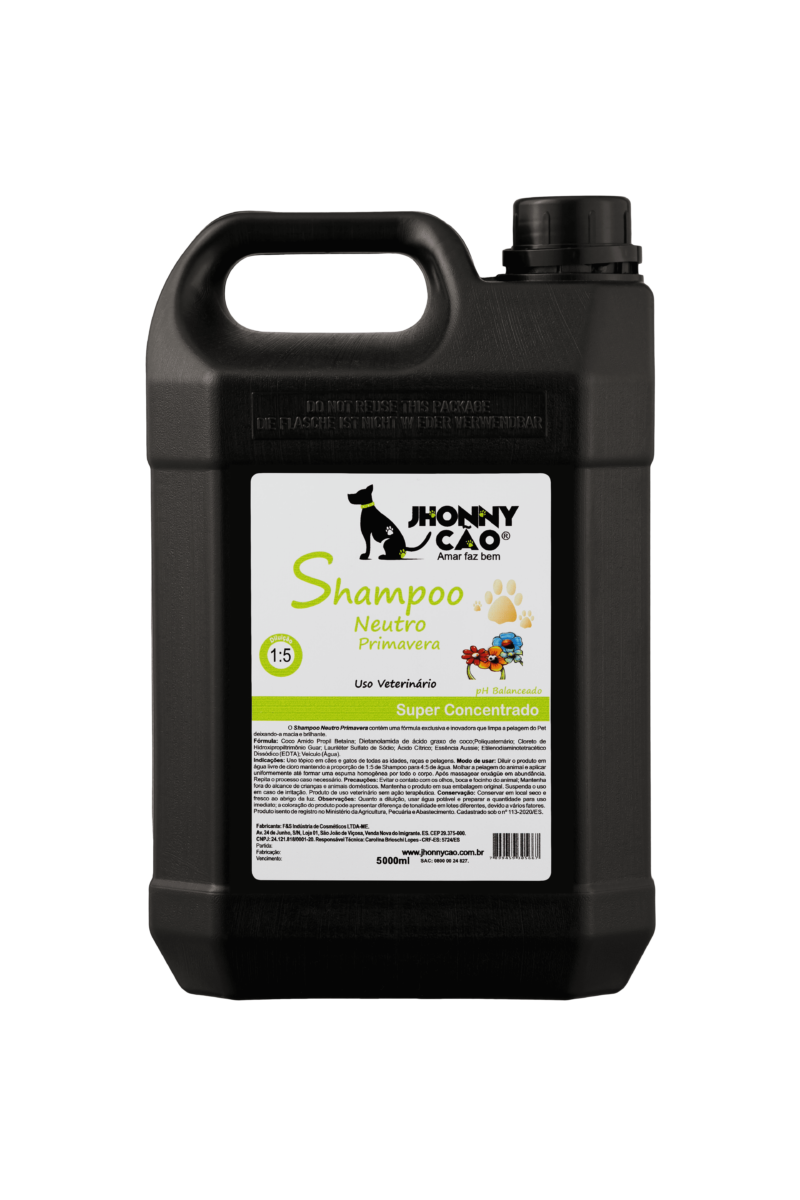 Shampoo Neutro Primavera 5 Litros